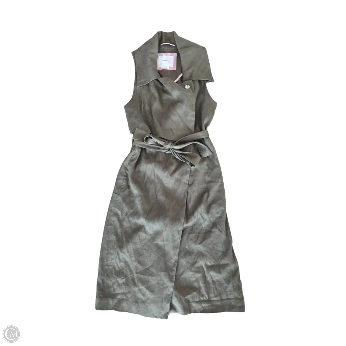 Dress Casual Midi By Anthropologie In Green, Size: S