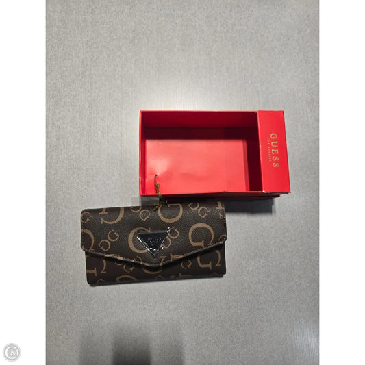 Wallet Leather By Guess, Size: Small