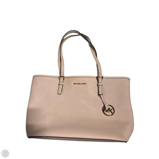 Handbag Leather By Michael By Michael Kors, Size: Large