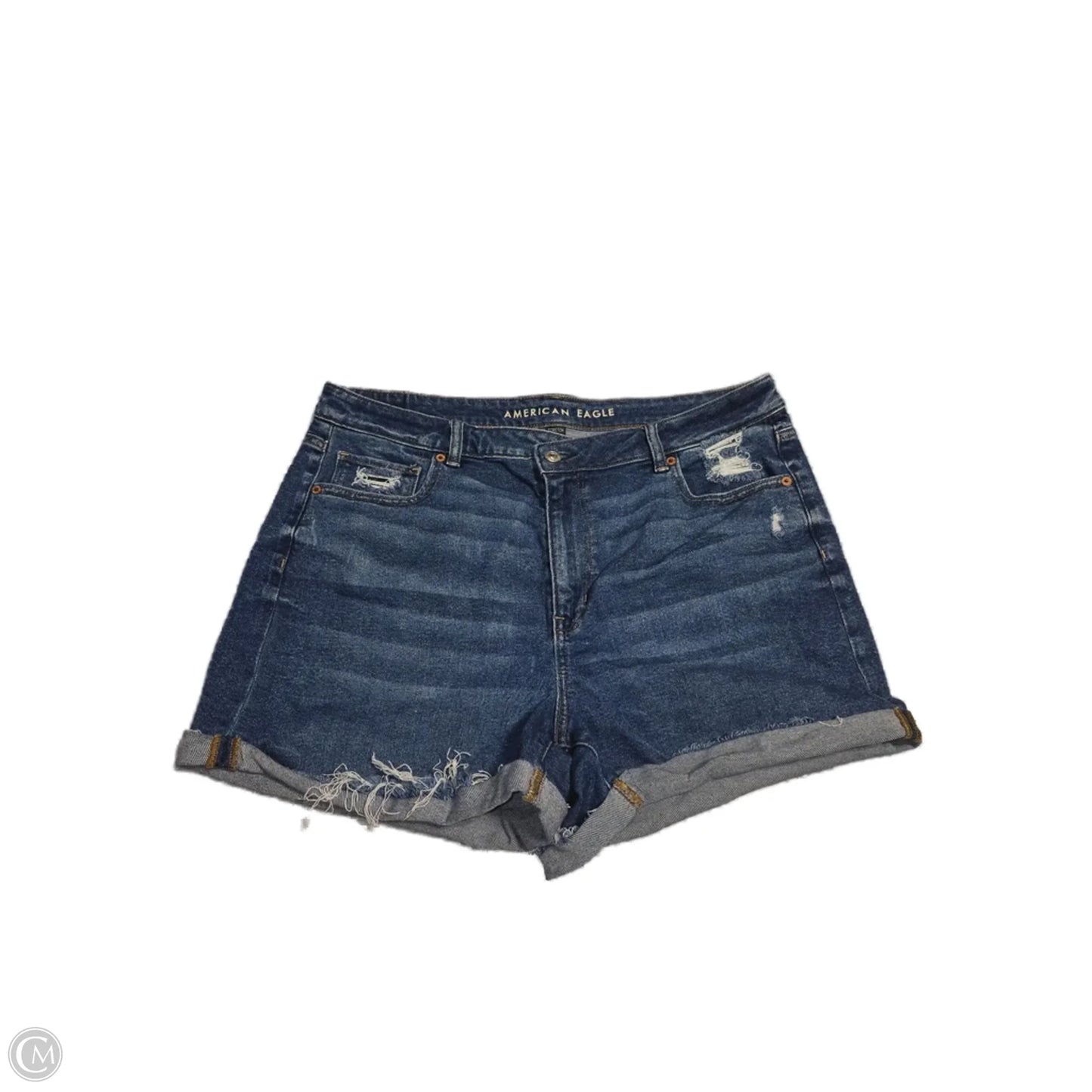 Shorts By American Eagle In Blue Denim, Size: 16