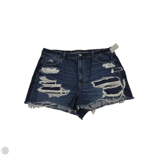 Shorts By American Eagle In Blue Denim, Size: 18