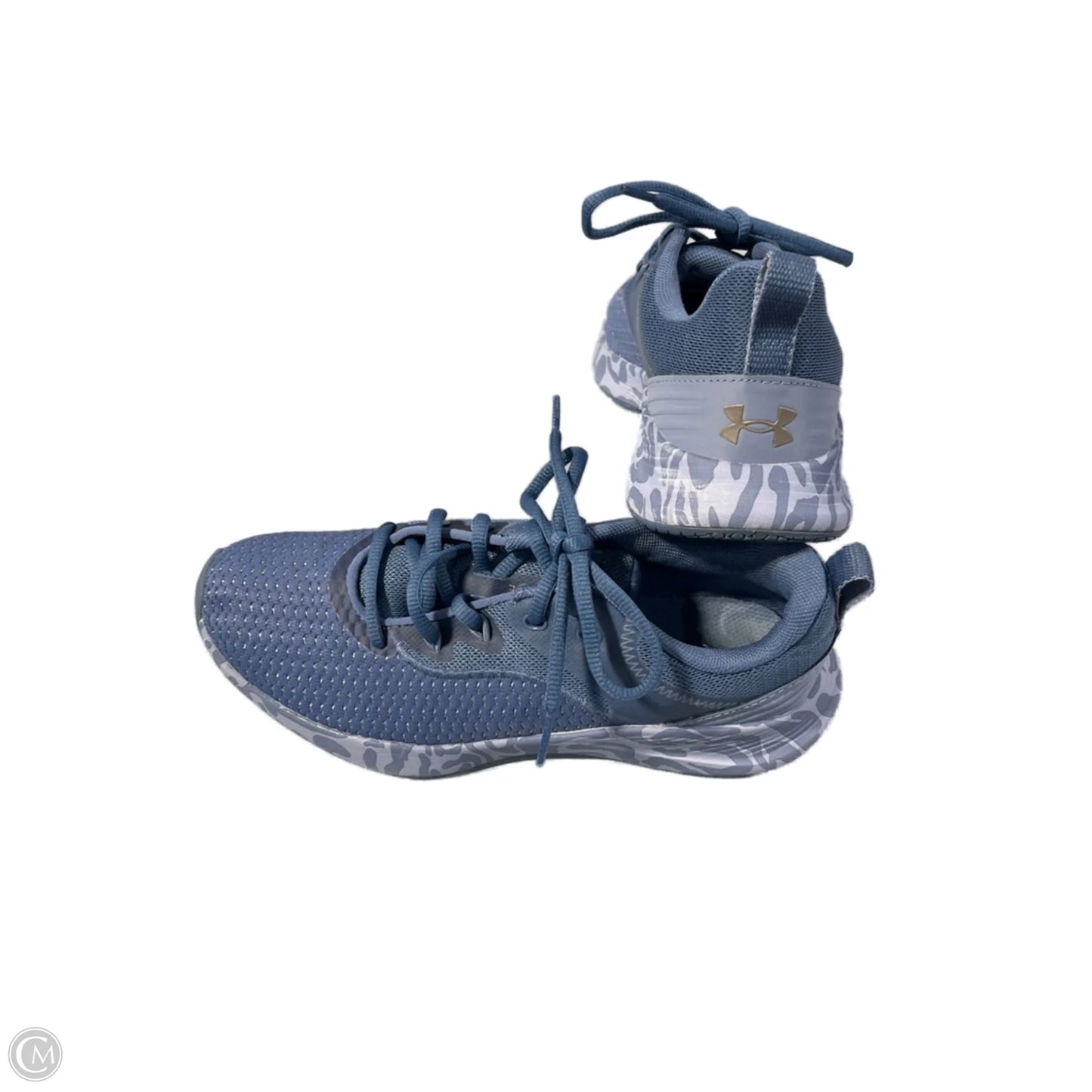 Shoes Athletic By Under Armour In Blue, Size: 7.5