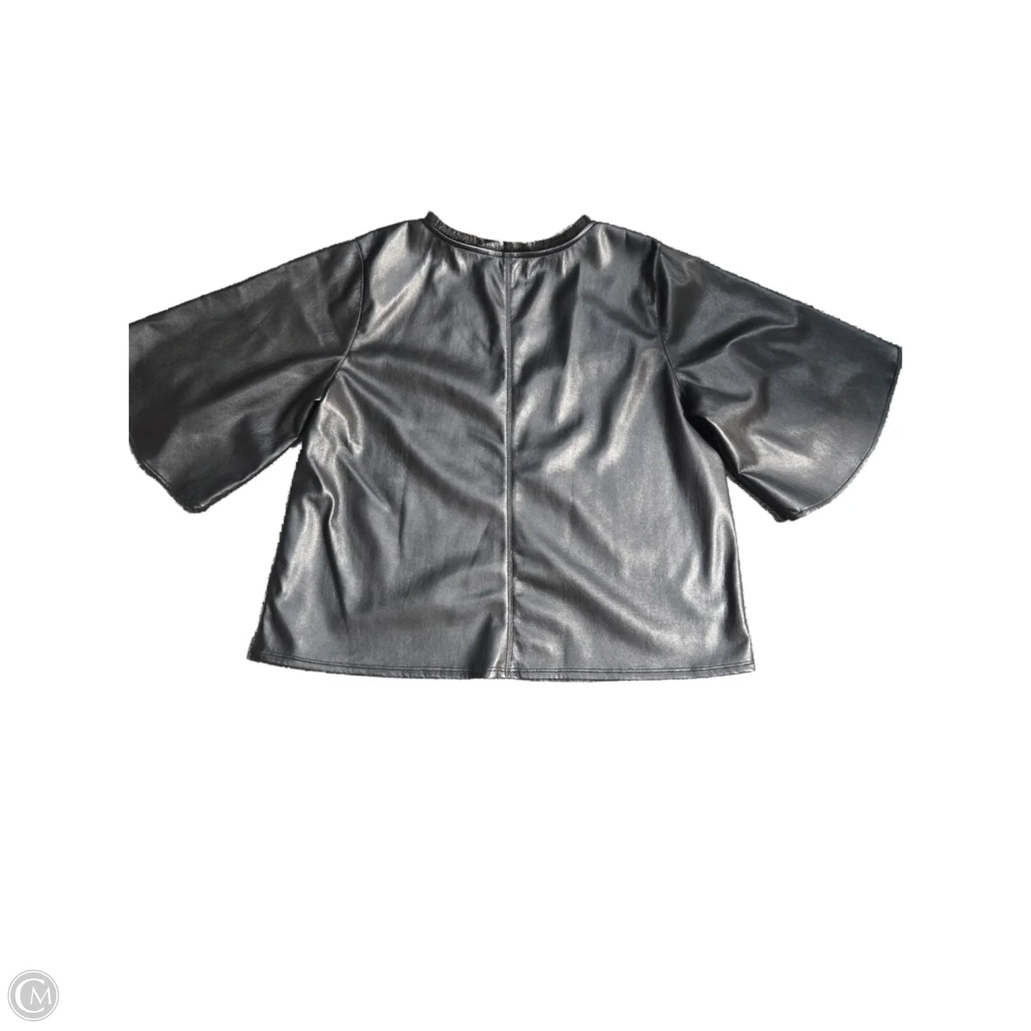 Top Short Sleeve By Cmc In Brown, Size: Xl