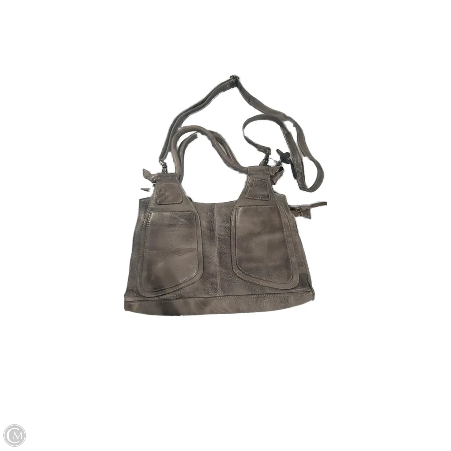 Crossbody Leather By Cme, Size: Medium