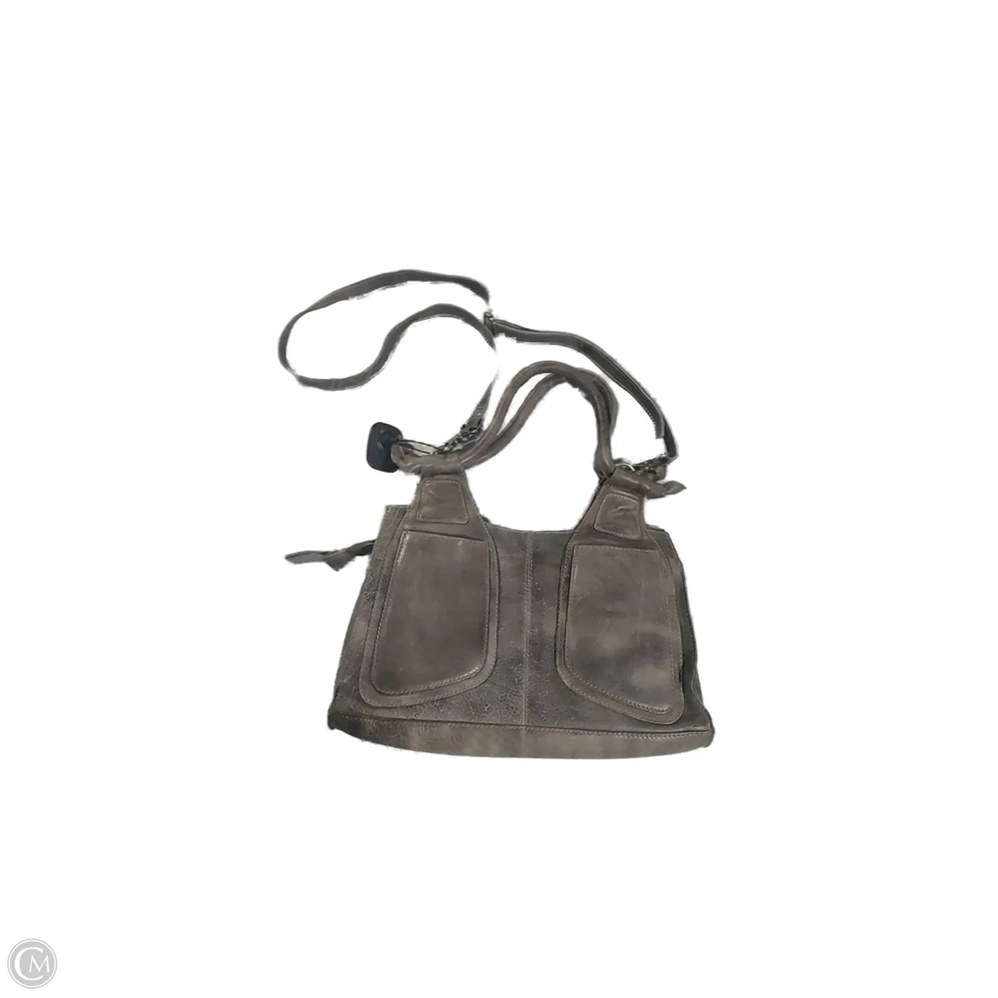 Crossbody Leather By Cme, Size: Medium
