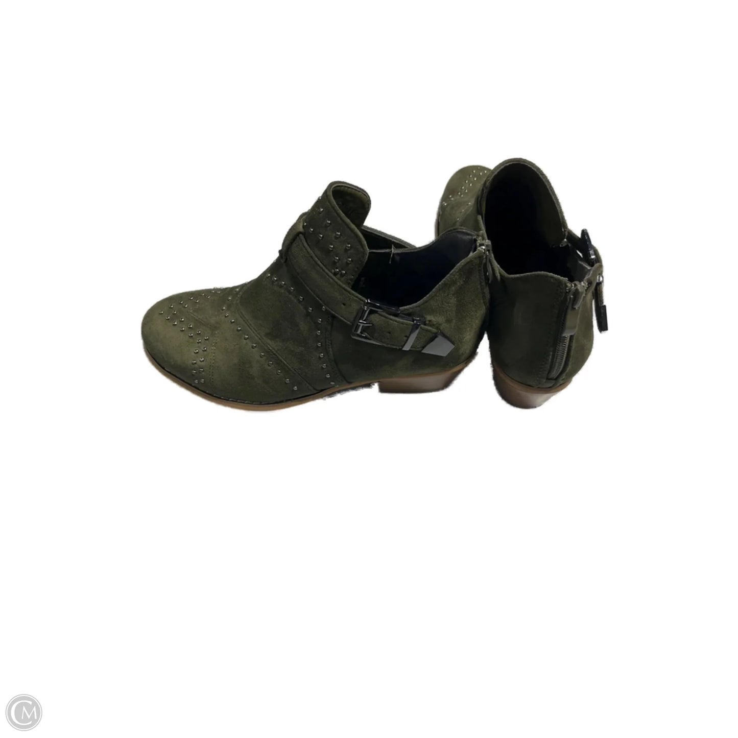 Boots Ankle Heels By Juicy Couture In Green, Size: 7.5