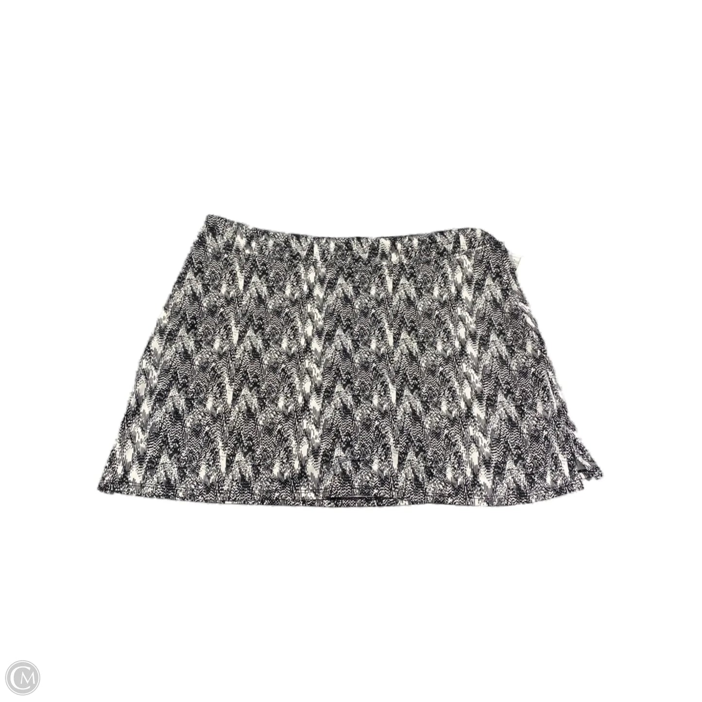 Skort By Tranquility In Black & White, Size: L