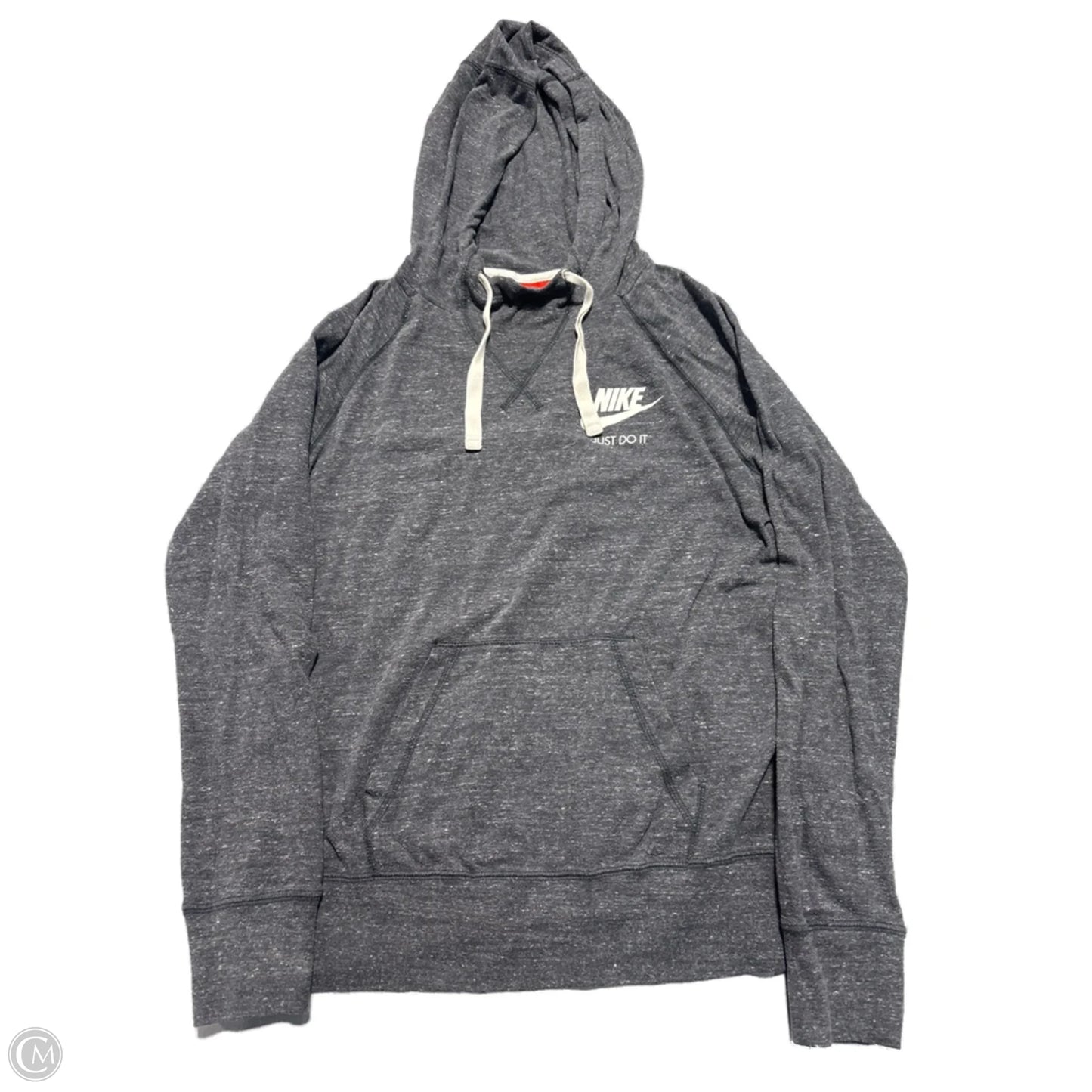 Top Long Sleeve By Nike In Grey, Size: L