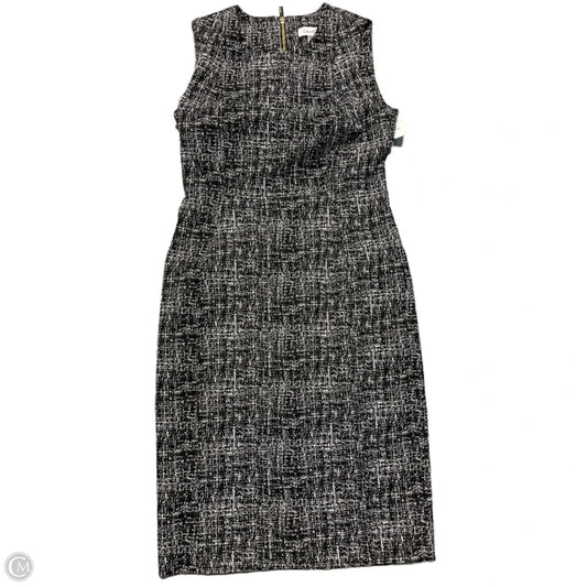 Dress Party Short By Calvin Klein In Black & White, Size: M