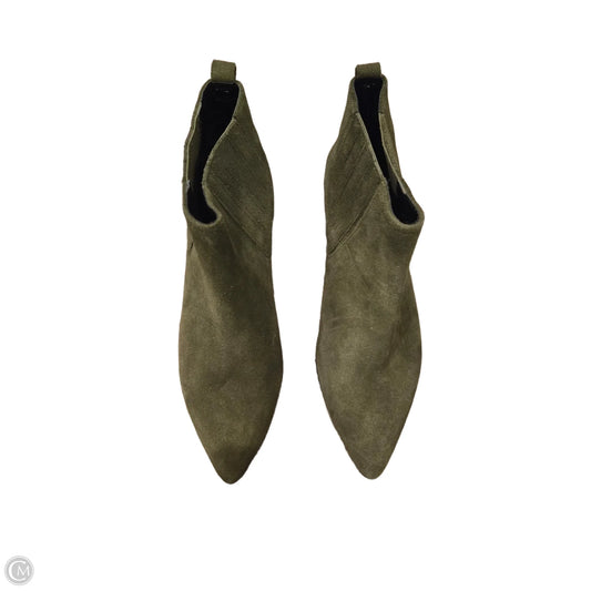 Boots Ankle Flats By Cme In Green, Size: 8
