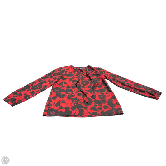 Top Long Sleeve By Pendleton In Black & Red, Size: S