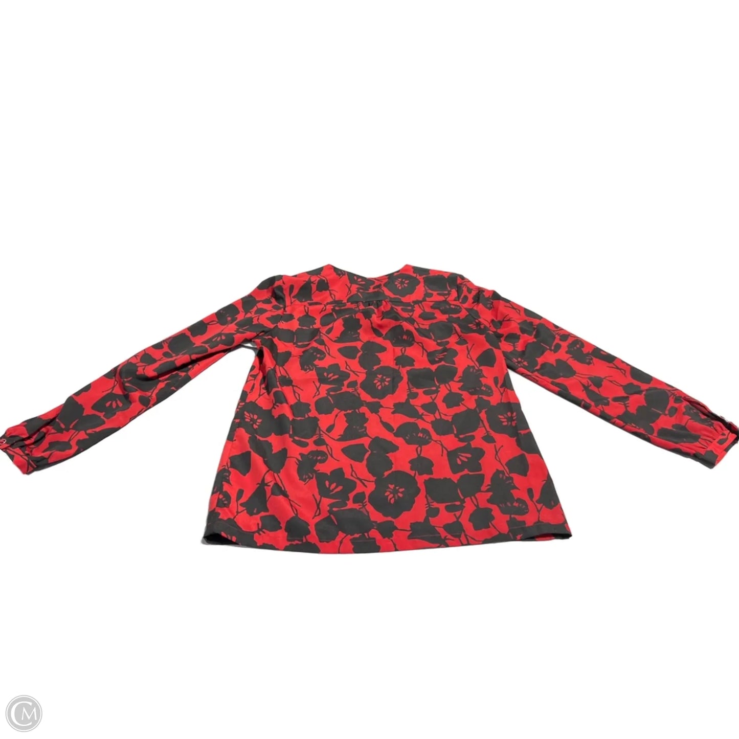 Top Long Sleeve By Pendleton In Black & Red, Size: S