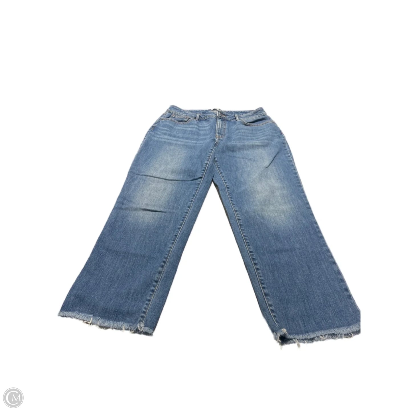 Jeans Boyfriend By Loft In Blue Denim, Size: 6