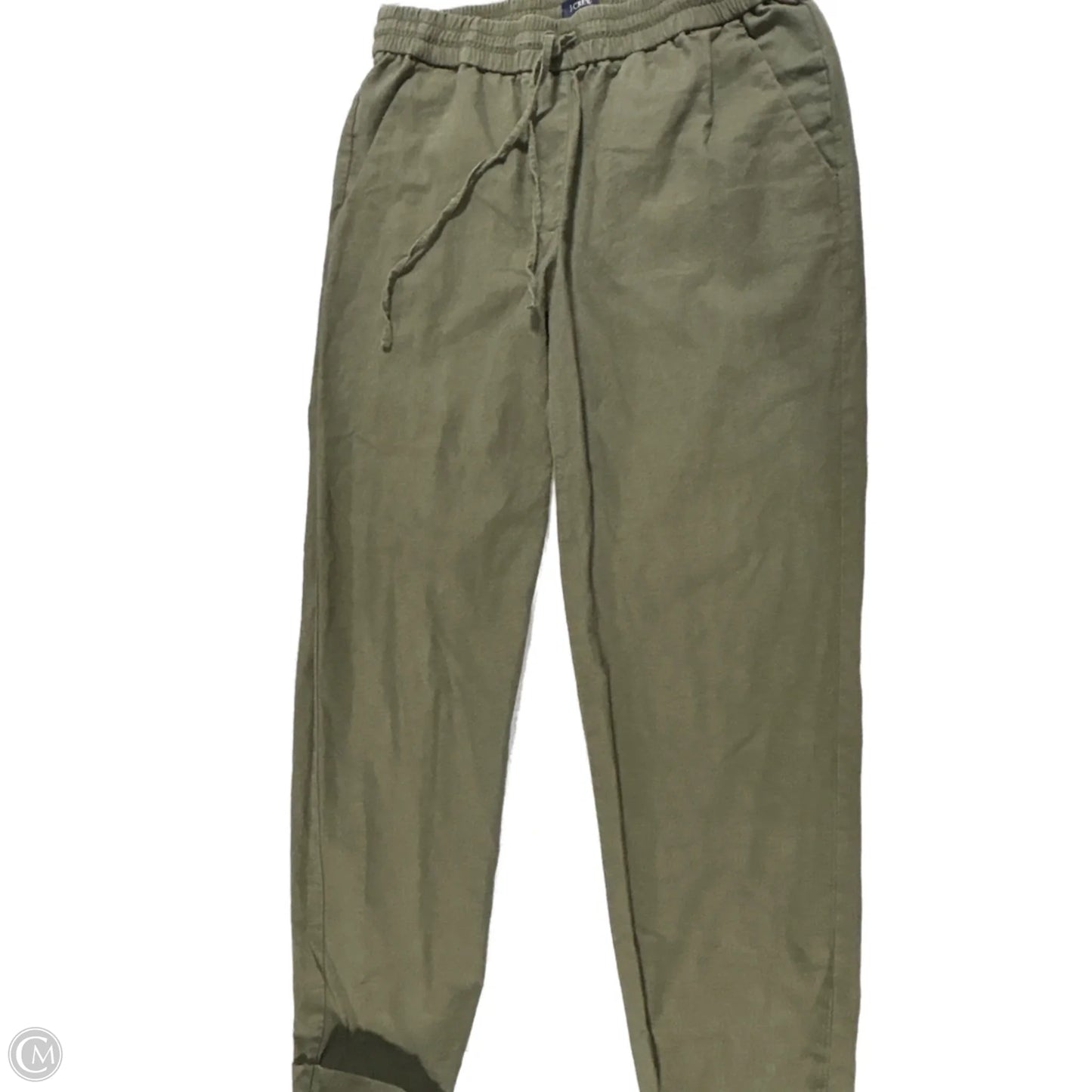 Pants Linen By J. Crew In Green, Size: 8l