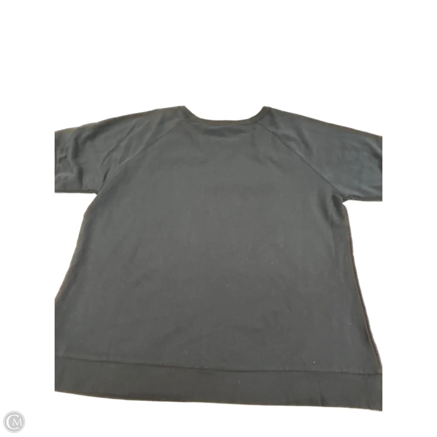 Top Short Sleeve By Cmc In Black, Size: L