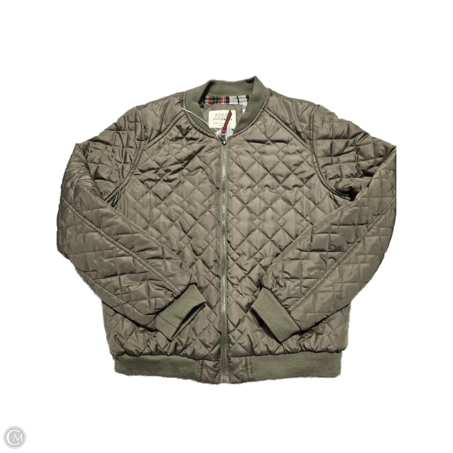 Jacket Puffer & Quilted By Ashley In Green, Size: L