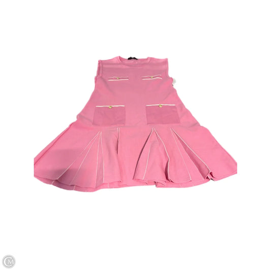 Dress Casual Short By Zara In Pink, Size: S