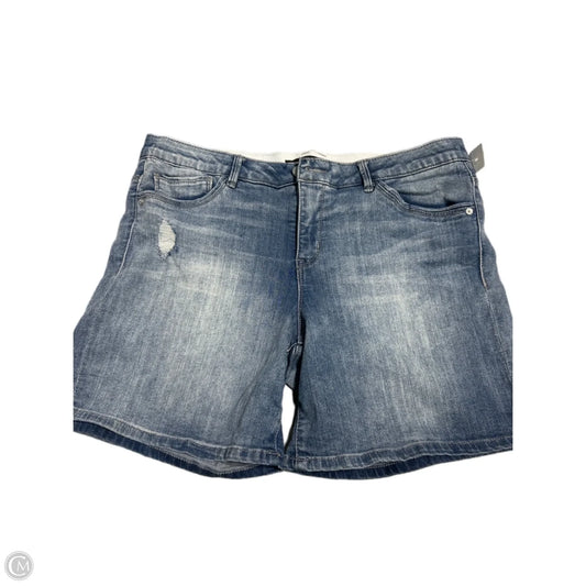 Shorts By Cme In Blue Denim, Size: 14