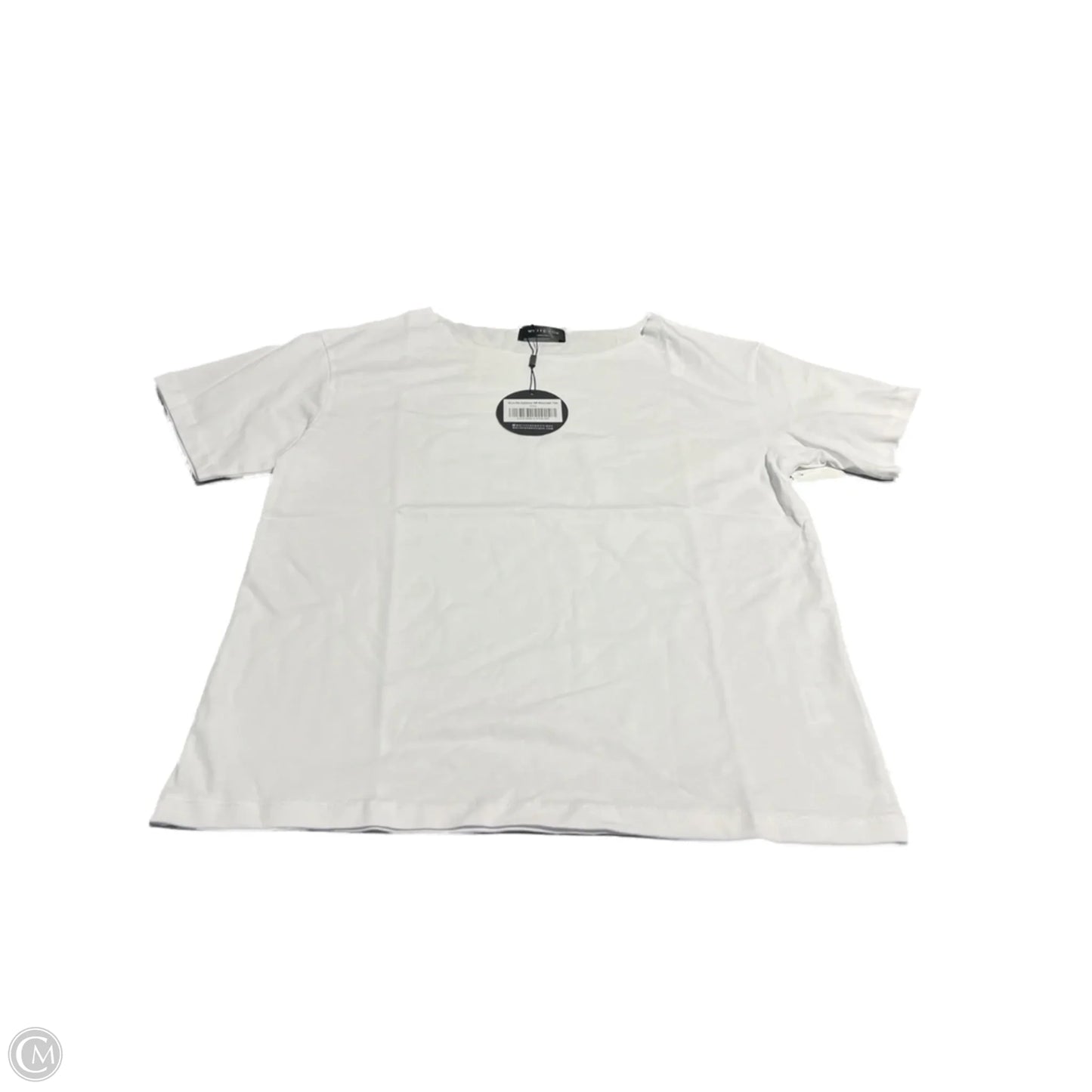 Top Short Sleeve By White Fox In White, Size: Xs