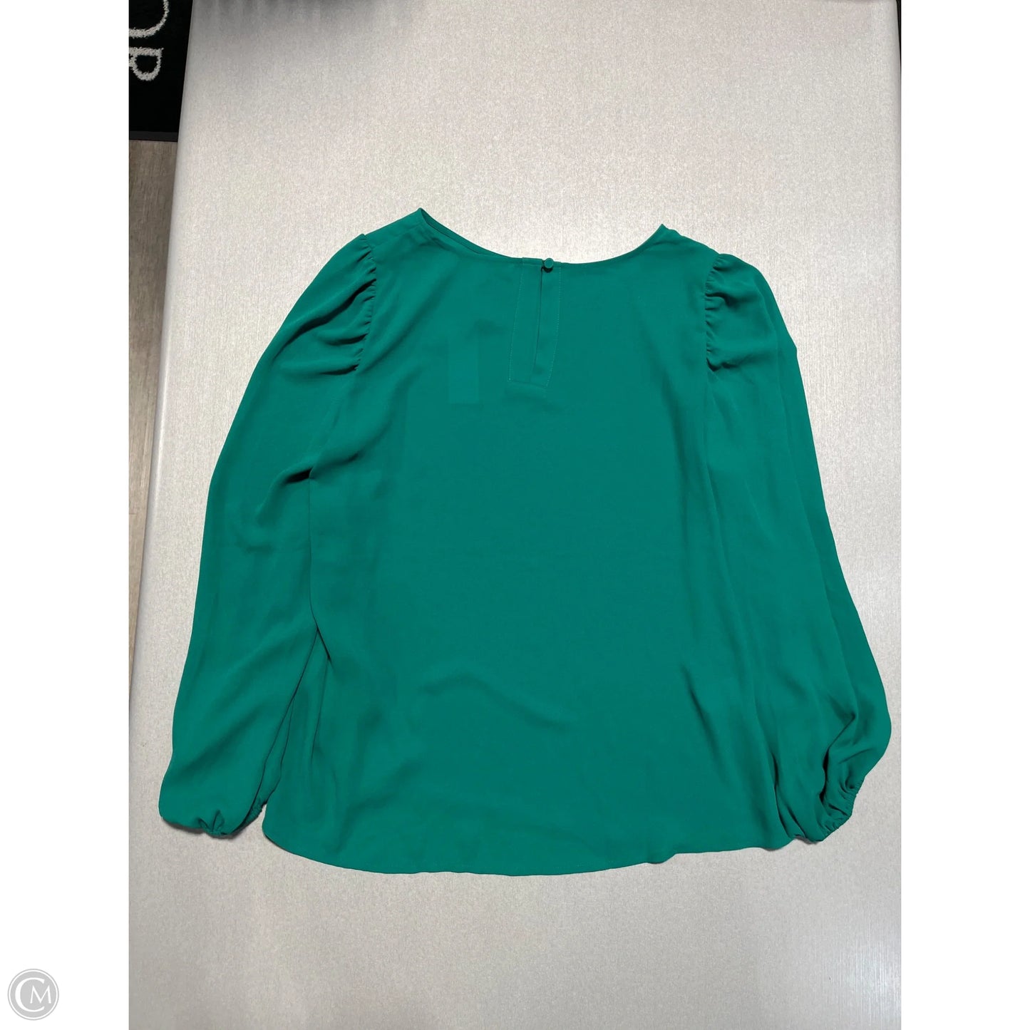 Top Long Sleeve By Loft In Green, Size: S