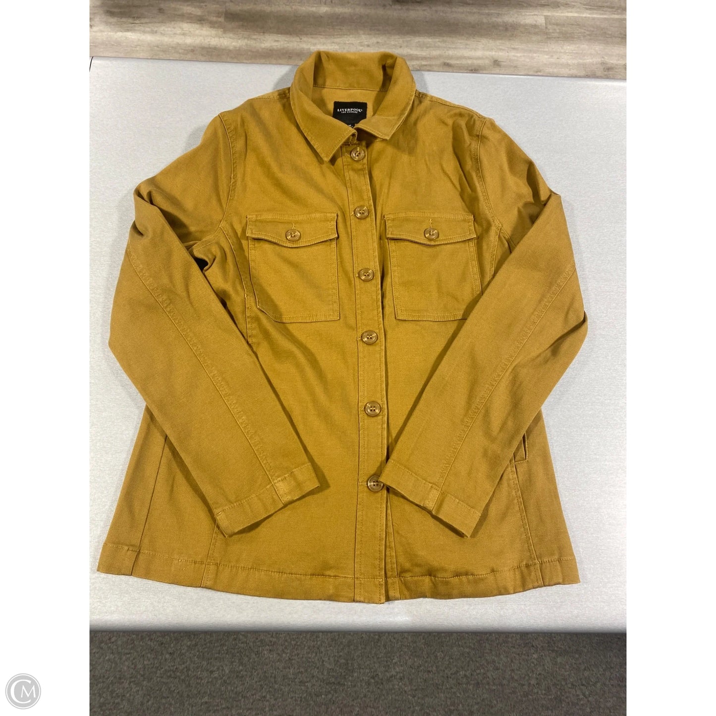Jacket Other By Liverpool In Yellow, Size: M