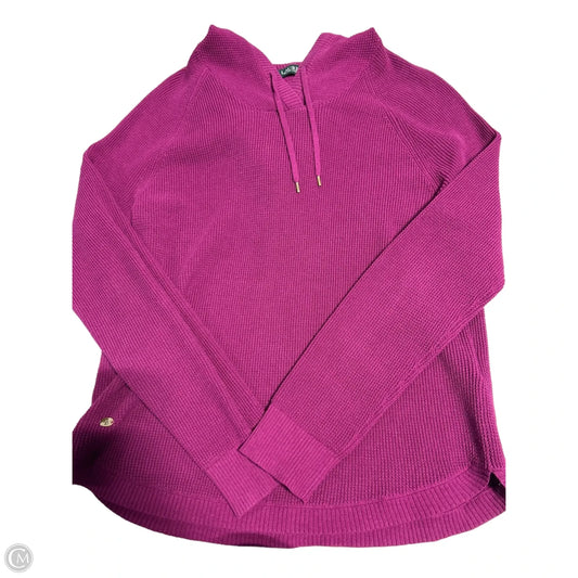 Top Long Sleeve By Lauren By Ralph Lauren In Purple, Size: L