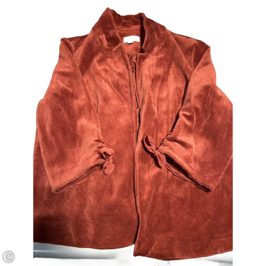 Blazer By Elle In Orange, Size: Xl