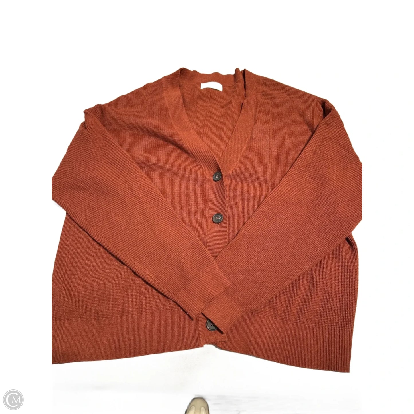 Cardigan By Zenana In Copper, Size: 1x