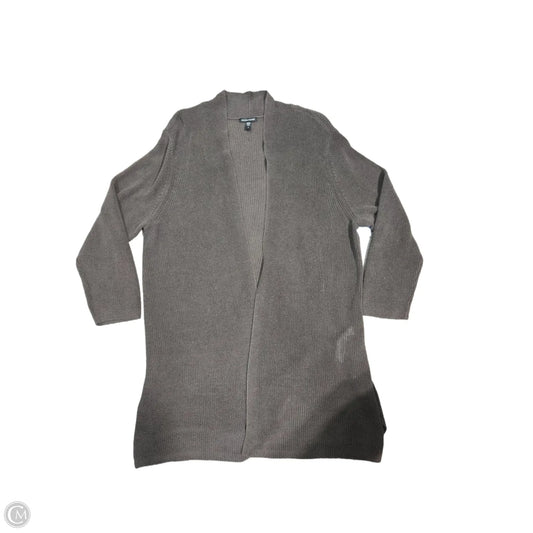 Cardigan By Eileen Fisher In Taupe, Size: 2x