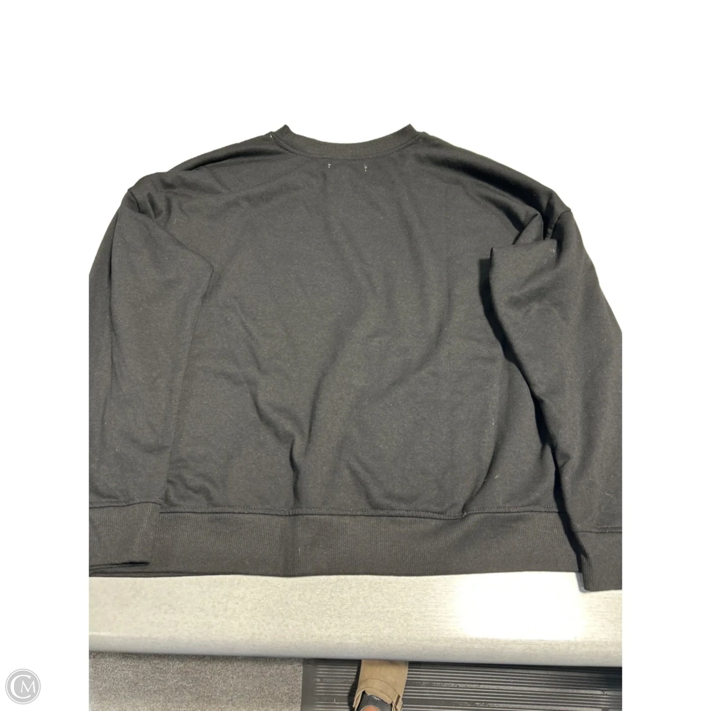 Sweatshirt Crewneck By Rae Dunn In Black, Size: Xl