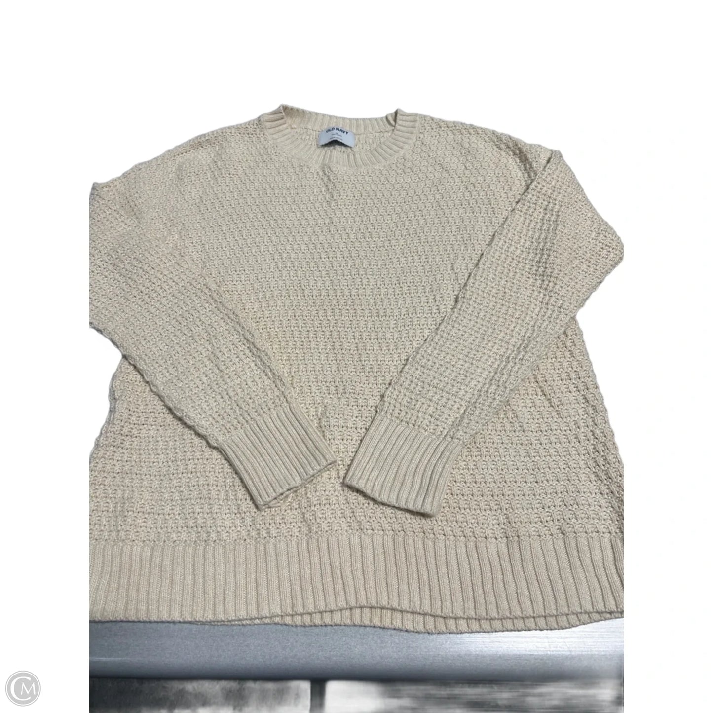 Sweater By Old Navy In Cream, Size: M