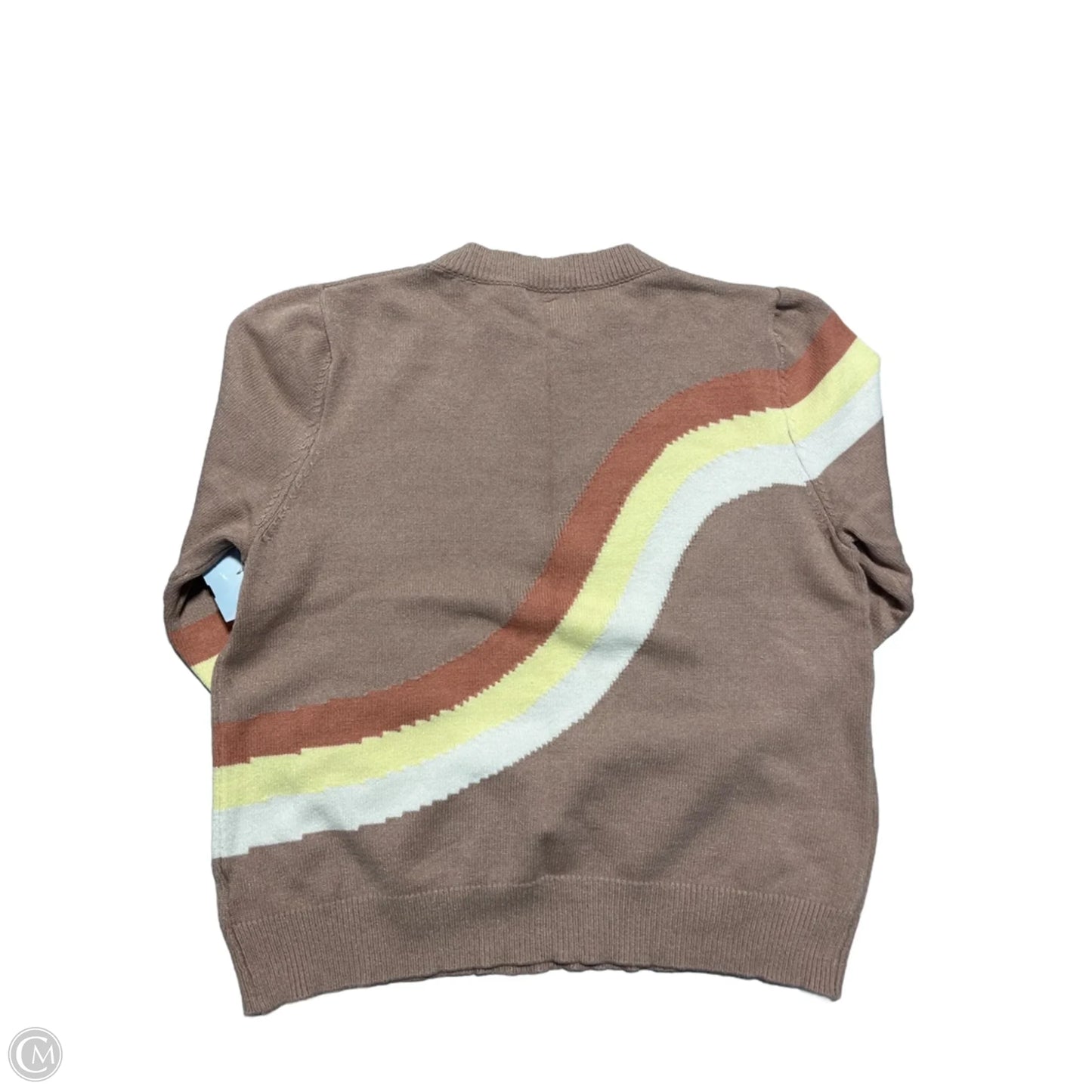 Sweater By Miss Sparkling In Tan, Size: Xl