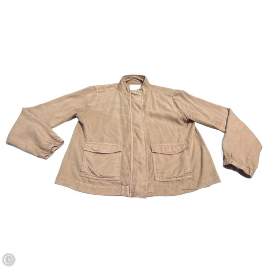 Top Long Sleeve By Thread And Supply In Tan, Size: L
