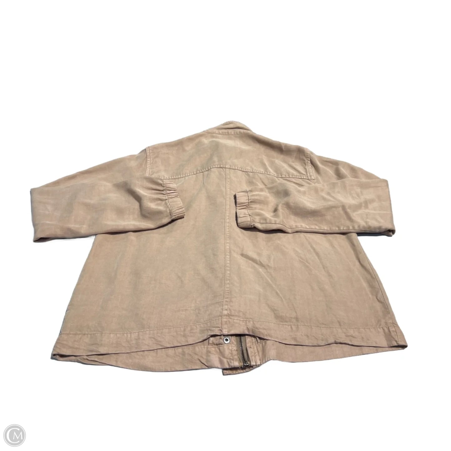 Top Long Sleeve By Thread And Supply In Tan, Size: L