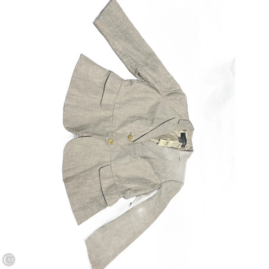 Blazer By Ann Taylor In Taupe, Size: M