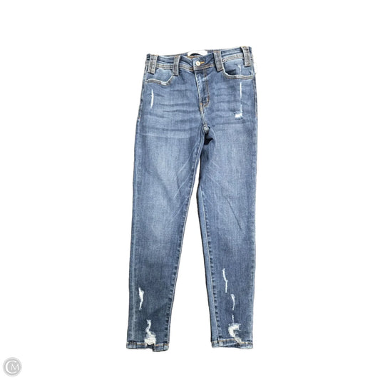 Jeans Skinny By Kancan In Blue Denim, Size: 8