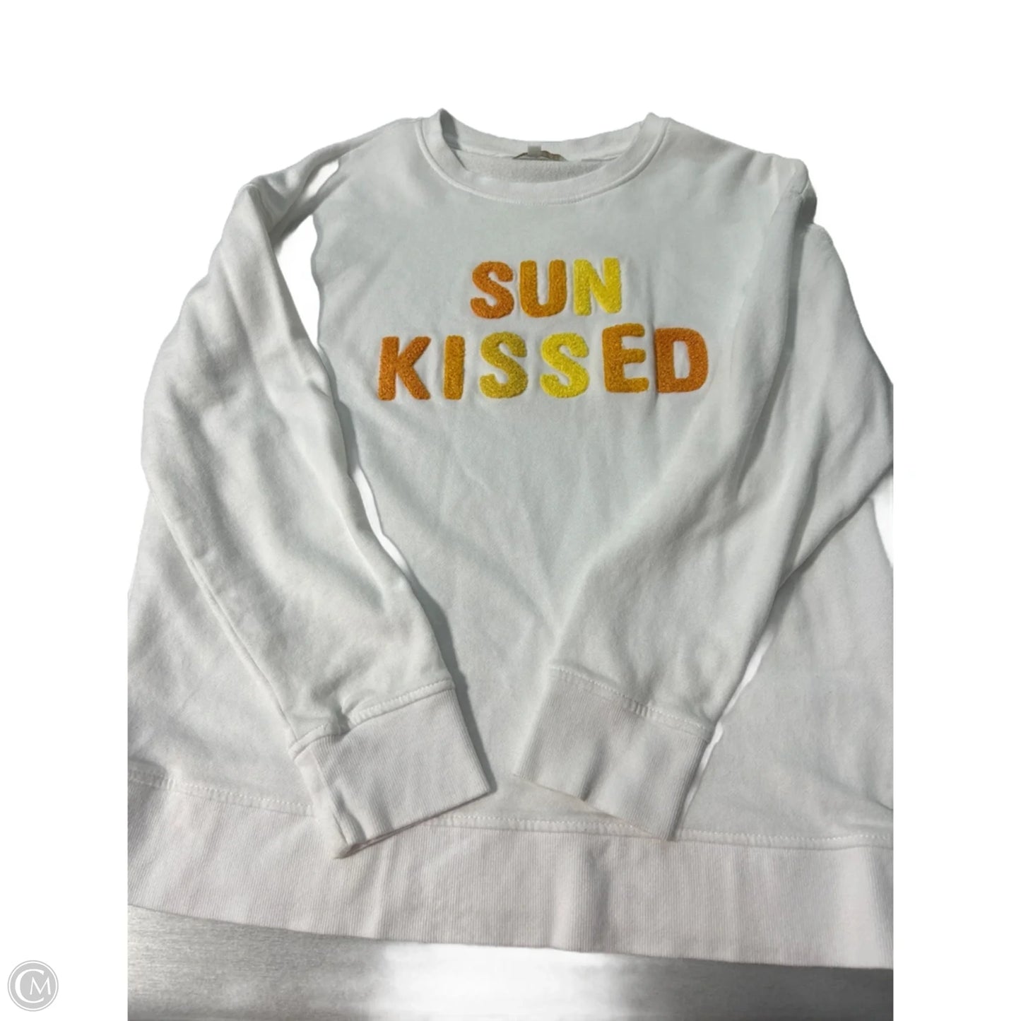 Sweatshirt Crewneck By Shiraleah In White, Size: M