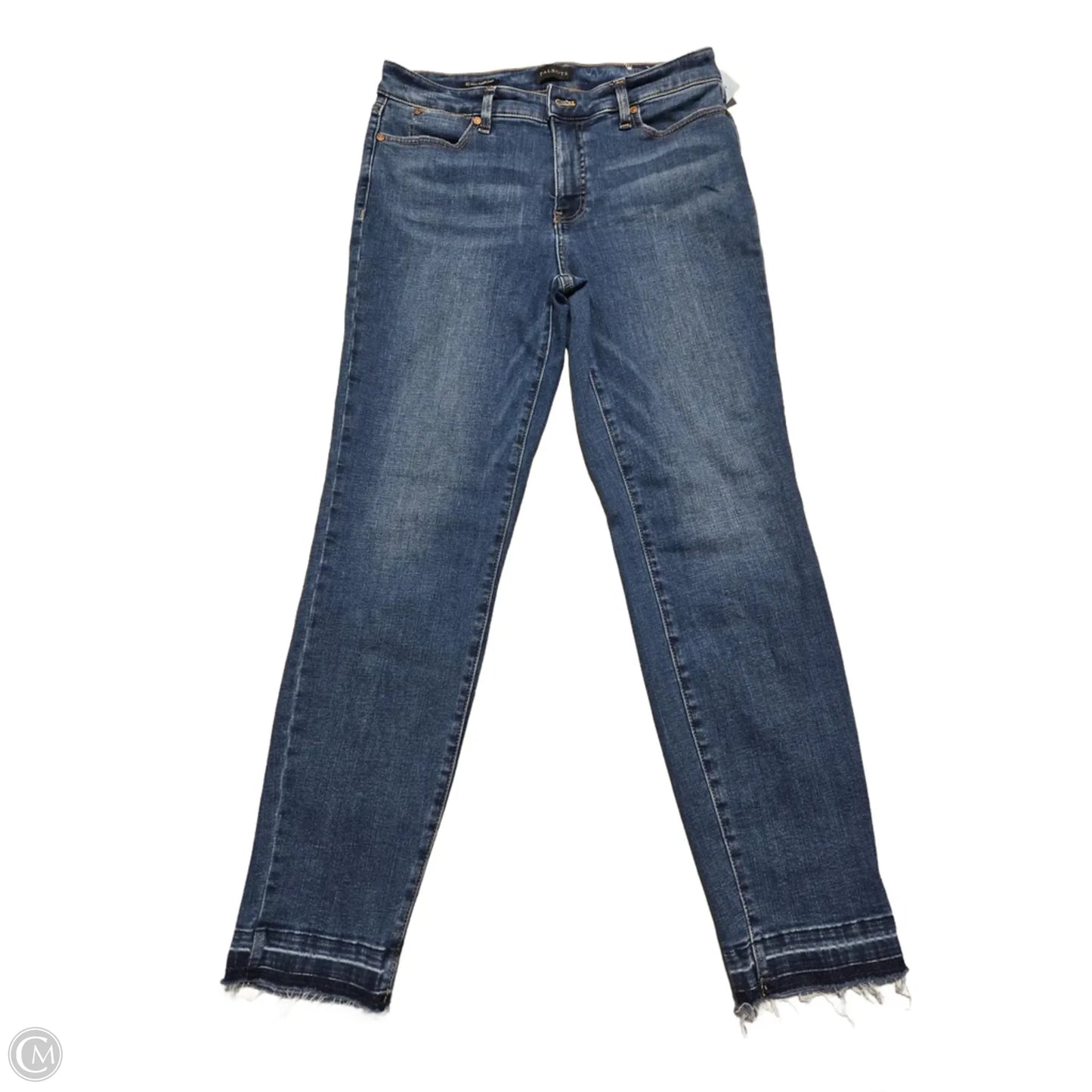 Jeans Straight By Talbots In Blue Denim, Size: 6