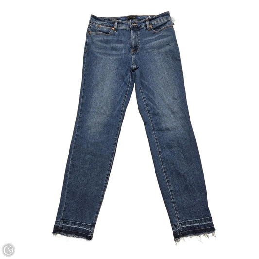 Jeans Straight By Talbots In Blue Denim, Size: 6