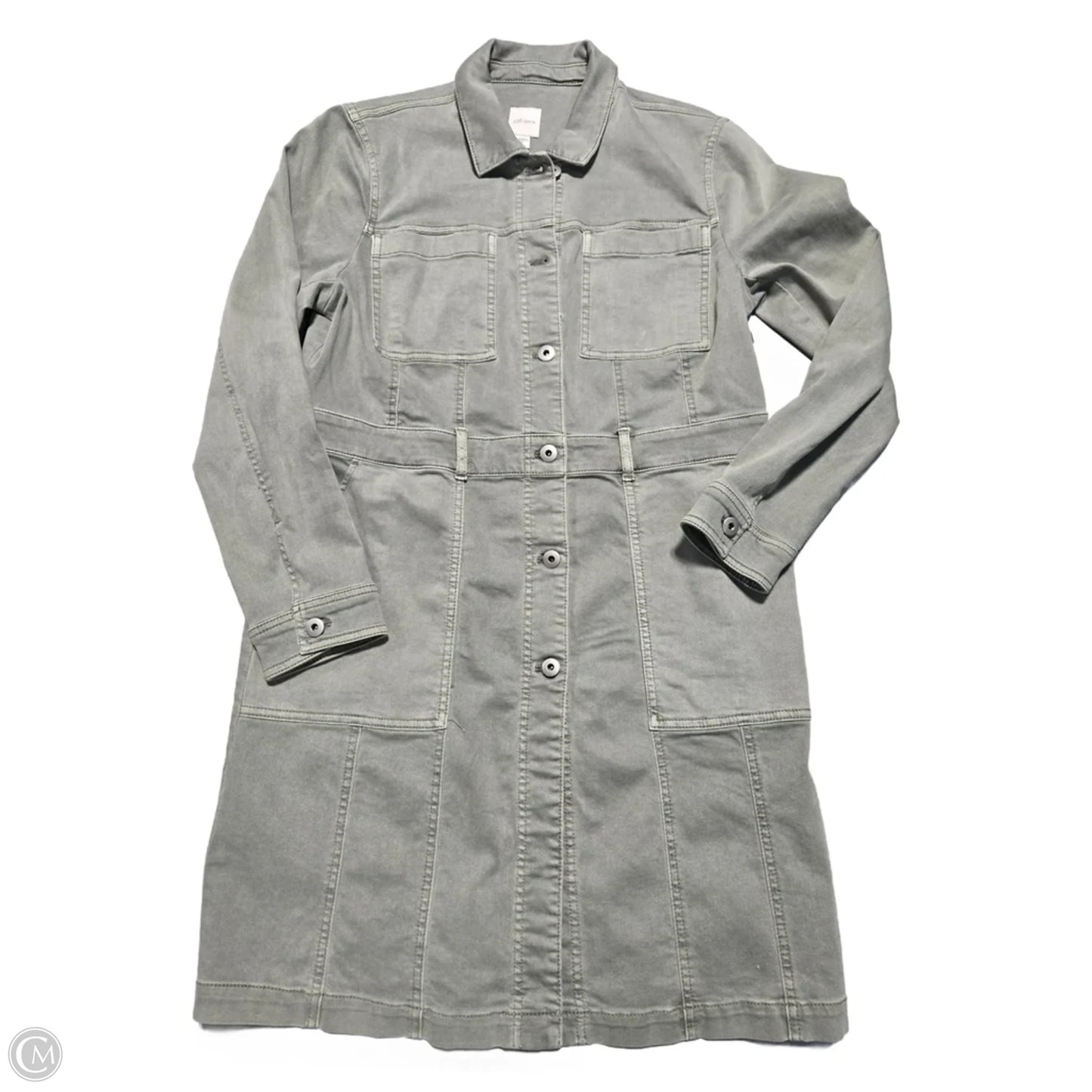 Dress Casual Short By J. Jill In Green Denim, Size: S