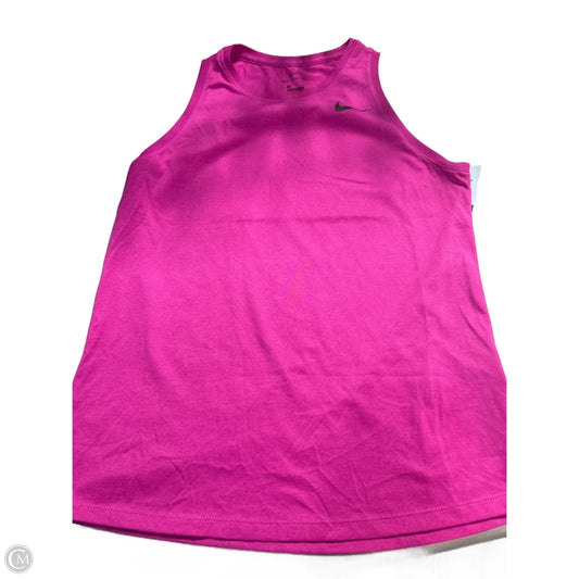 Athletic Tank Top By Nike In Pink, Size: S