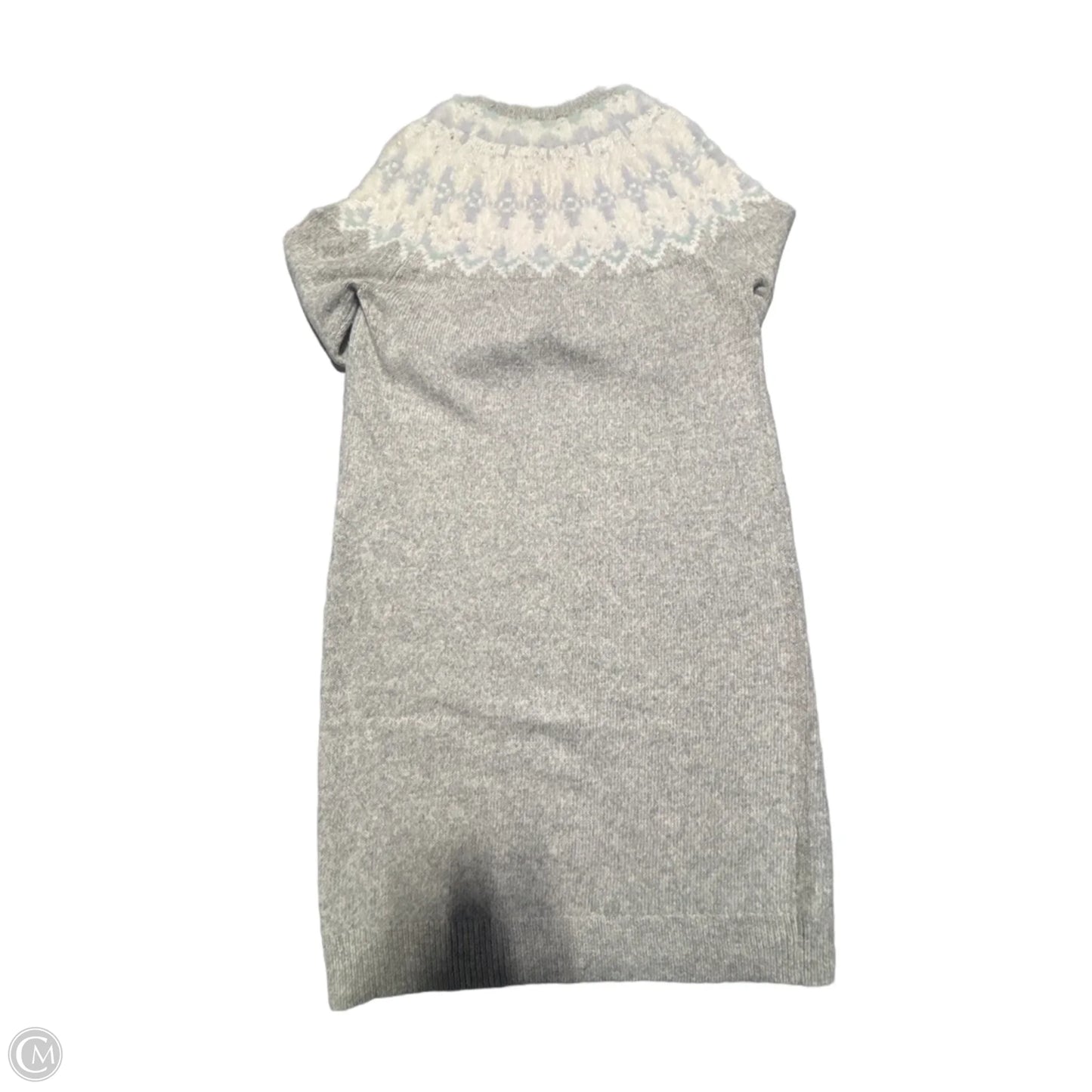 Dress Casual Short By Ann Taylor In Grey & White, Size: S