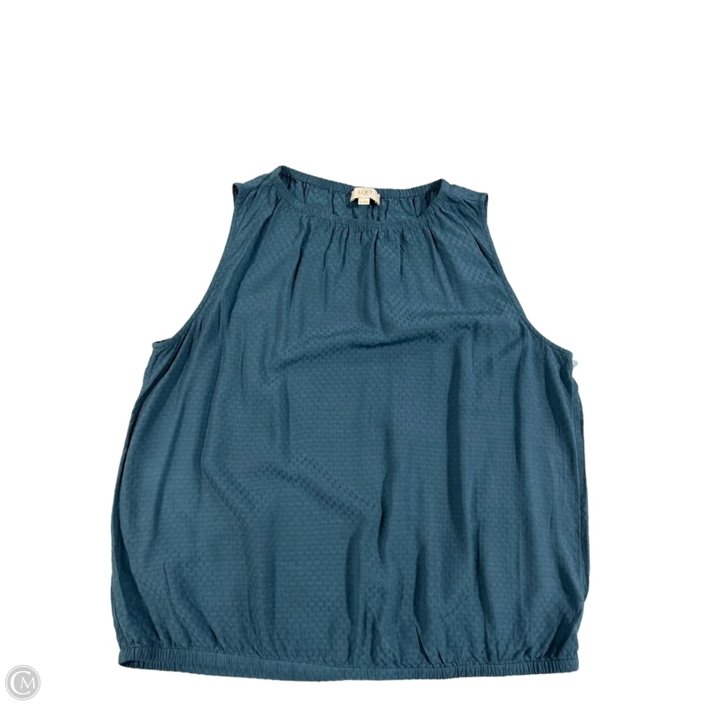 Top Sleeveless By Loft In Blue, Size: Xl