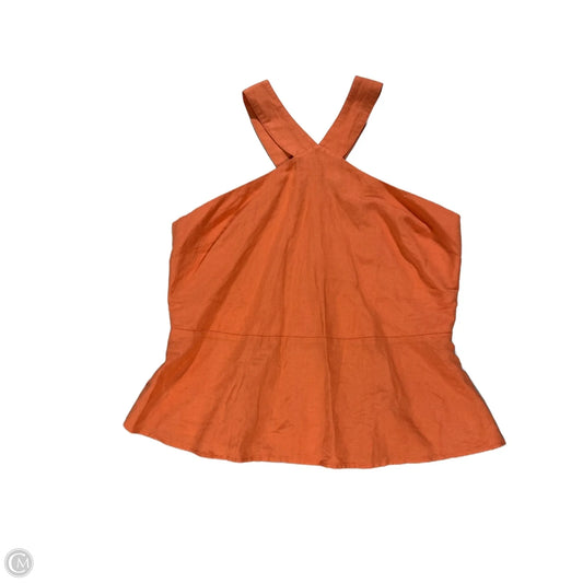Tank Top By Ann Taylor In Orange, Size: Xl