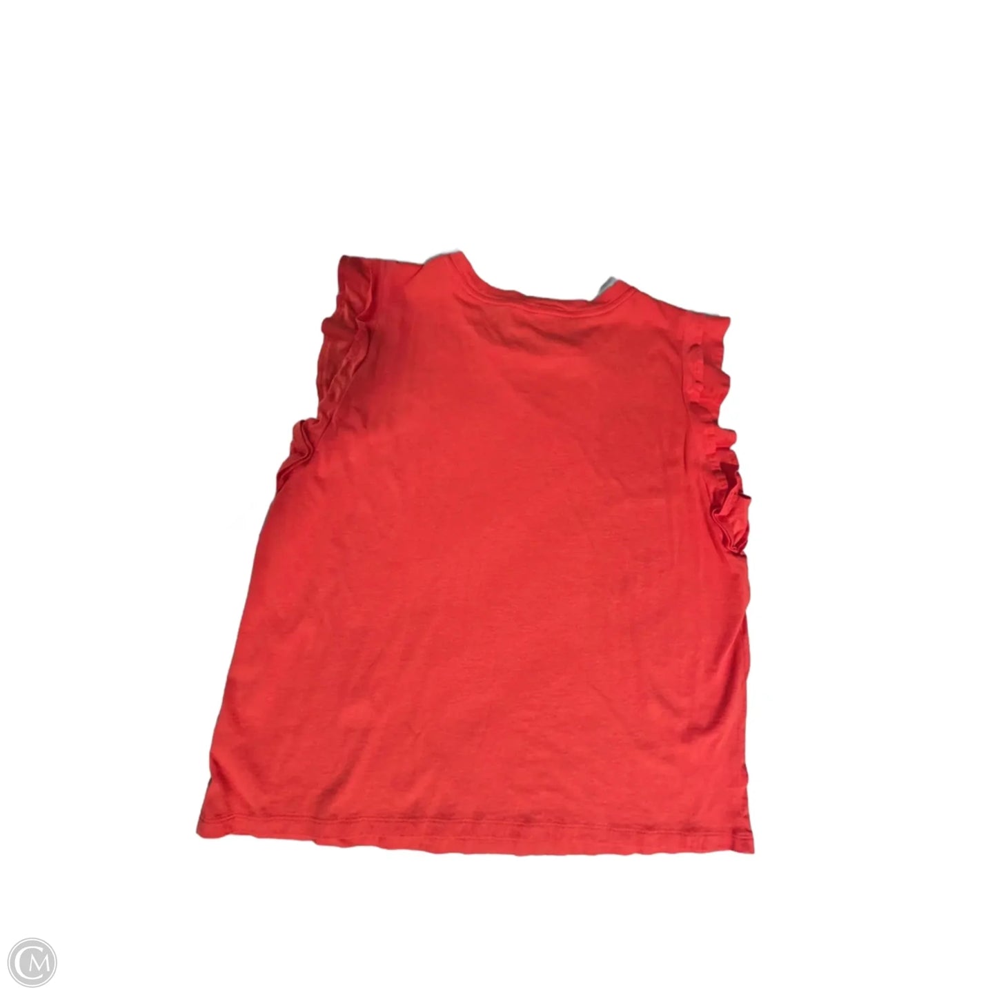 Top Short Sleeve By Michael By Michael Kors In Coral, Size: L