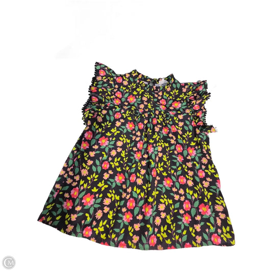 Top Short Sleeve By Thml In Floral Print, Size: M