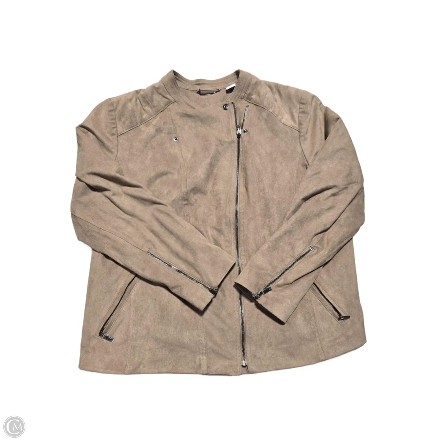 Jacket Other By Chicos In Beige, Size: 1x