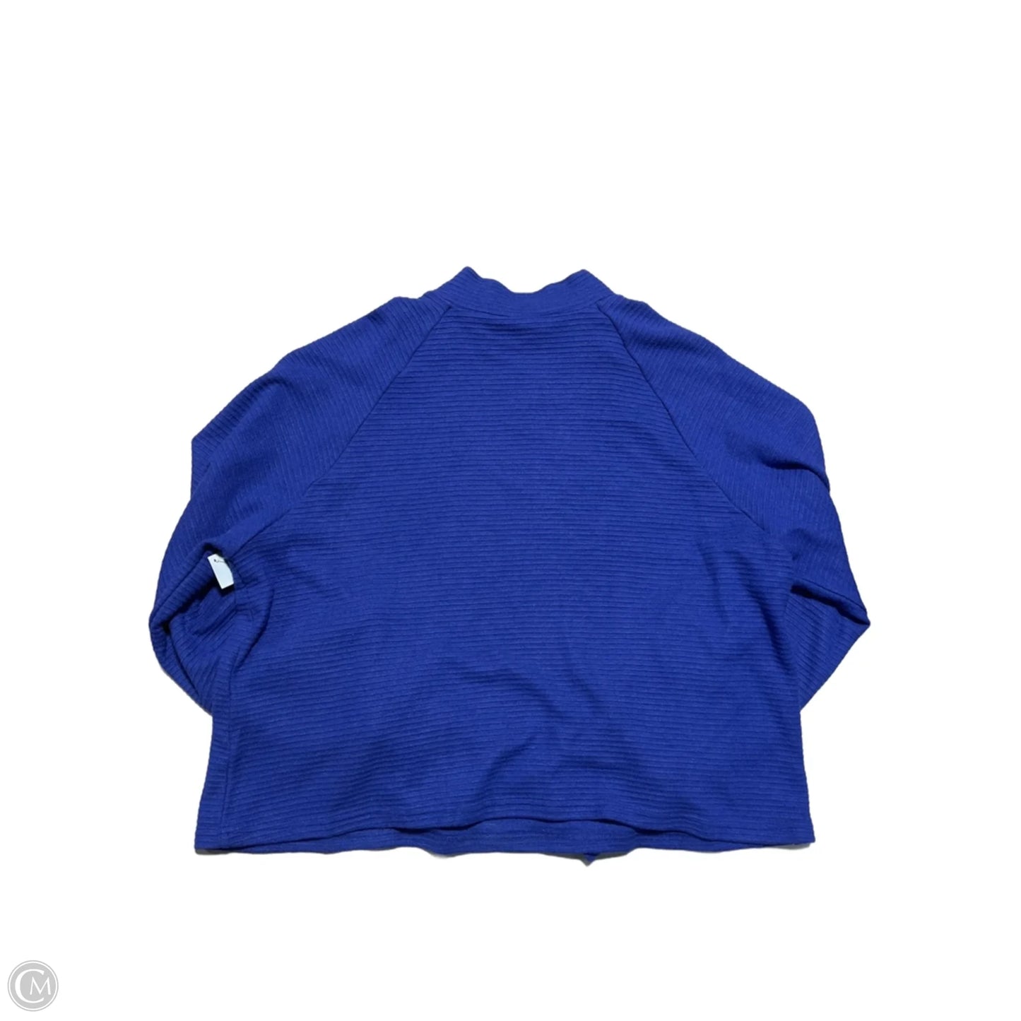 Top Long Sleeve By New In In Blue, Size: L