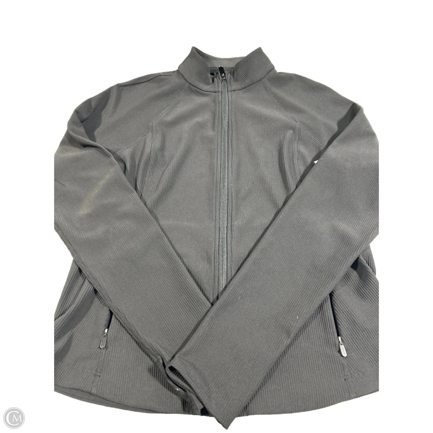 Athletic Jacket By Athleta In Black, Size: L