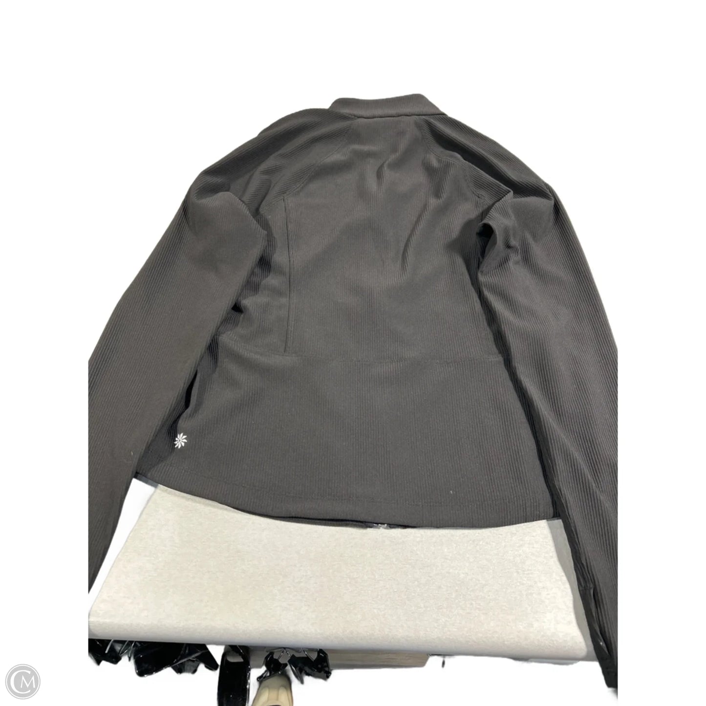 Athletic Jacket By Athleta In Black, Size: L